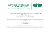 Thorak Regional Cemetery Board Meeting - Litchfield Council...Thorak Regional Cemetery Action Plan As at 08‐05‐18 Resolution Number Resolution Action Officer Meeting Date Status