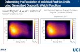 Determining the Population of Individual Fast-ion Orbits using ......Determining the Population of Individual Fast-ion Orbits using Generalized Diagnostic Weight Functions Luke Stagner1