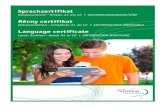 Sprachzertifikat · 2020. 12. 12. · SPRACHZERTIFIKAT nach dem Gemeinsamen europäischen Referenzrahmen für Sprachen (GER) Niedersorbisch – Niveau A1 bis C2 INFORMATIONSBROSCHÜRE