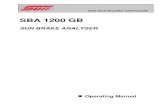 SBA 1200 GB - Snap-on...Operating Manual SBA 1200 GB 14 Key 4 Switch between front and rear wheel. In case of weight input or figure input, this key stands for „4“. Key 5 Switching