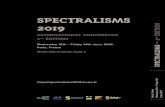 SpectraliSmS 2019 dition - IRCAM · several papers centered on Grisey, Murail, and Haas— ... in Quatre chant pour franchir le seuil [1], whilst Georg Freidrich Haas’s exploration