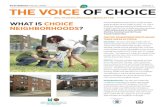 First Edition March 2019 Isssue 1 THE VOICE OF CHOICE · 2020. 1. 3. · THE VOICE OF CHOICE Choice Neighborhoods (CN) is a HUD funded grant program which began in 2010. On July 6,