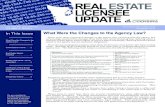DOL Real Estate Licensee Updaterealestate.washington.edu/.../2013/10/DOL-MY-2013-FINAL.pdf · 2013. 10. 14. · Kathleen Drew, asst. director, DOL Real Estate Commission Members: