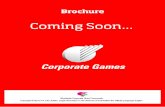 Brochure - Corporate Games€¦ · Worldwide Corporate Sport Community Copyright © Sport For Life Limited. Legal information In the absence of Translation the Official Language English