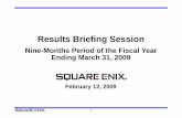 NineNine--Months Period Months Period of the Fiscal Yearof ...Feb 16, 2009  · UnitUnit Sales of Game Software Sales of Game Software (April 1, 2008 through December 31, 2008) (Thousand