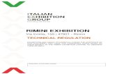 RIMINI EXHIBITION - Sigep...RIMINI EXHIBITION Via Emilia, 155 | 47921 - Rimini Description of the latest reviews: TECHNICAL REGULATION EXHIBITORS ARE ASKED TO CAREFULLY READ THE CONTENTS