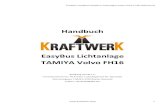 EasyBus Lichtanlage TAMIYA Volvo FH16 · 2020. 6. 17. · FCA4011 Handbuch EasyBus Lichtanlagen Volvo FH16 17.06.2020 (V2.0) 2 1. Einbauanleitung vorne: Das von TAMIYA angedeutete