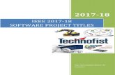 IEEE 2017-18 SOFTWARE PROJECT TITLES list/Latest-2016-2017...IEEE 2017 AND 2018 PROJECT TITLES ON NS2 ANDROID IEEEE 2017 and 2018 PROJECTS ANDROID APPLICATION BASED PROJECTS PHP PROJECTS.
