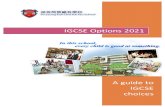 IGCSE Options 2021cky.edu.hk/wp-content/uploads/2021/01/a-IGCSE-Options-Booklet-English2021.pdf4 IGCSE Options 2021 FOREWORD ... (4) Experimental Sciences Biology Chemistry Design