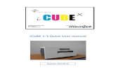 iCUBE 1-3 Quick User manual - Techprint€¦ · iCUBE 1-3 Quick User manual Revision: 2014-09-25 . Seite 2 von 20 Installing the Printer Choose a location The iCUBE should be placed
