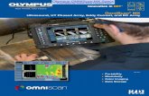 OmniScan MX Ultrasound, UT Phased Array, Eddy Current ......OmniScan® MX With hundreds of units used throughout the world, the R/D Tech OmniScan MX is Olympus NDT’s most successful