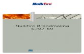 Nullifire Brandmaling S707-60 - Scandi Brochure... Nullifire – Dimensionering af lagtykkelser - S707-60 Brandmaling til DS/EN 1993 til lukkede RHS- og O profiler, åbne I- og H profiler