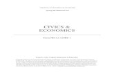 CIVICS & ECONOMICS2 Civics & Economics Directions Read each question and choose the best answer. Then fill in the circle on your answer document for the answer you have chosen. Sample