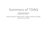 Summary of TDAQ session - IHEP · 2019. 11. 20. · DAQ Slow Control GBTX GBT- SCA Custom ASICs — November 18, 2019 — Slow Control LHCb VELO Readout K. Commercial Off-The-Shelf