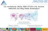 Le revisione della ISO 5725 e le nuove attivit£  sui Big Data Analytics 2019. 3. 22.¢  ¢â‚¬¢ISO 5725-2