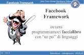 Facebook Framework - Java User Group Sardegna · 2016. 8. 18. · 4/61 - 12/06/10 Matteo Baccan – matteo@baccan.it – MOONLAB Facebook Framework Storia Facebook è stato fondato