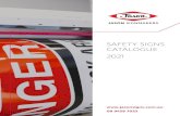 SAFETY SIGNS CATALOGUE 2021€¦ · Signmakers’ safety signs catalogue. Jason Signmakers provide a complete safety signage and stickers solution for all your mine site and work