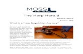 The Harp Heraldmossharpservice.com/files/HarpHeraldSummer2010.pdfThe Harp Herald Volume 2, Issue 3 Summer, 2010 What is a Harp Regulation Anyway? ... company's lever harp production