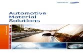 Automotive Material Solutions...Low TvoC: vDA 277 ChArACTeriSTiCS BeneFiTS • Low TVOC: VDA277 (