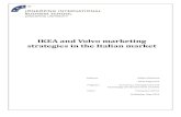 IKEA and Volvo marketing strategies in the Italian markethj.diva-portal.org/smash/get/diva2:563060/FULLTEXT01.pdf · 2012. 10. 28. · (IKEA) and Volvo Car Corporation (Volvo) were
