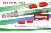 Xti nguish - Hochiki America...extinguish fires by inhibiting the chemical chain reactions within the fire itself, breaking the chemical reaction of fire cleanly and efficiently. While