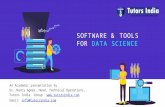 Software & Tools For Data Science
