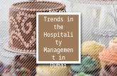 Recent Trends in the Hospitality Management in Dubai