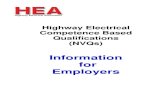 Information for Employers...• Level 2 NVQ Certificate in Highway Electrical Systems) – Qualification No. 603/1948/3 • Level 2 NVQ Diploma in Highway Electrical Systems– Qualification