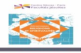Département RELIGIONS ET SPIRITUALITÉS 2020 2021...les mercredis 6, 13, 20, 27 janvier et 3, 17 février 2021 de 12h45-13h30 par Jean-Marc BALHAN Ignace de Loyola, maître spirituel.