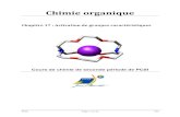 Chimie organique - AlloSchool · 2017. 12. 11. · Chapitre 17 : Activation de groupes caractéristiques Cours de chimie de seconde période de PCSI . PCSI Page 2 sur 32 DL ... Figure