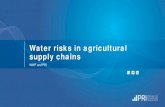 WWF and PRI - CEO Water Mandate...• Use and type of agri-chemicals • Treatment requirements • Quality measurements • Legal compliance • Incidents / penalties • Local and