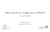 New results for Higgs+jet at NNLO - conference.ippp.dur.ac.uk...consider the triple-gluon collinear limit. The factorization of the matrix ... •However, the amplitudes now have branch