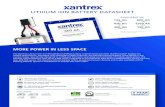 LITHIUM ION BATTERY DATASHEET - Xantrexxantrex.com/documents/lithium/20200702_LithiumIonBattery...2020/07/02  · BATTERY SPECIFICATION LITHIUM ION BATTERY DATASHEET Battery Voltage
