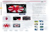 PLATE MOUNTED AXIAL FLOW FANS COMPACT Series ...Plate mounted axial flow fans COMPACT Reference Supply Voltages and Frequencies Acoustic characteristics LwA ASP QMAX 63 125 250 500