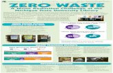 ZERO WASTE - Michigan State Universitystaff.lib.msu.edu/tans/Tans_IFLA2016_Poster_Final2.pdf · waste, the Michigan State University (MSU) Library partnered with the MSU Recycling