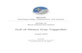 Gulf of Mexico Gray Triggerfish - sedarweb.orgsedarweb.org/docs/sar/S43_SAR_FINAL.pdfChairs of the South Atlantic, Gulf of Mexico, and Caribbean Fishery Management Councils; and Interstate