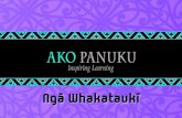 Ngā Whakataukī - Ako Panuku...1. Mahi takirua ki te whakamāori, ki te whakapākehā,ki te whakamārama rānei i ngā kaupapa o ngā whakataukī. Work in pairs to test each other