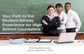 Your Path to the Student-Athlete Experience...Division I Initial-Eligibility Academic Requirements There are three possible academic outcomes: 1. Qualifier = competition, athletics