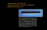 Apple Watch – eine Uhr mit vielen Gesichtern · Apple Watch – eine Uhr mit vielen Gesichtern Mit der Apple Watch, einer Smart-watch mit iPhone-Anbindung, hat der Kult-Konzern