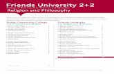 Religion and Philosophy - Friends University · 2018. 8. 6. · Last Updated March 2015 Religion and Philosophy A.A Philosophy and Religion .A. Religion and Philosophy EG 101—English