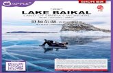 LAKE BAIKAL - Apple Vacations · 2020. 10. 1. · Lake Baikal Located at Southern Siberia,Russia. It has the largest surface area of any freshwaterlake in Asia, at 31,722 km2 (12,248