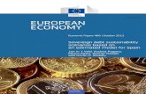 ISSN 1725-3187 EUROPEAN ECONOMY - European ...ec.europa.eu/economy_finance/publications/economic_paper/...Sovereign debt sustainability scenarios based on an estimated model for Spain