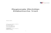 Regionale Richtlijn Diabetische Voet...1 Regionale Richtlijn Diabetische Voet Januari 2010 Zorgnetwerk Midden-Brabant Dr. Deelenlaan 9 5042 AD Tilburg Tel: (013) 465 73 55 Fax: (013)