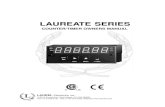 COUNTER/TIMER OWNERS MANUAL · LAUREATE SERIES COUNTER/TIMER OWNERS MANUAL LAUREL Electronics Inc. 3183-G Airway Ave, Costa Mesa, CA USA 92626 Tel: (714) 434-6131 Fax: (714) 434-3766
