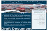 Ocean Shipping Container Availability...makes inquiry with an ocean carrier. USDA relies on the par cipa ng ocean carriers to ensure the data is accurate. Terminology: 20 Dry Container