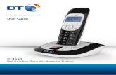 User GuideUser Guide - BT · 2020. 6. 30. · Call screening 32 Operating the answer machine via the handset 32 Switch answer machine on/off 32 Outgoing messages 32 Answer and Record