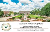 Student Affairs Update - Florida A&M University March BOT Presentation_final rev... · 2020. 3. 3. · Southern Scholarship Foundation House (SSF) •History •Leased Land •Purchased