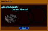 AR-208S/208D Online Manual - Home | Sharp for Business | UK · 2017. 9. 19. · AR-208S/208D Online Manual StartStart Click this "Start" button. CONTENTS INDEX 2 Introduction This