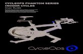 CYCLEOPS PHANTOM SERIES INDOOR CYCLES · 2014. 11. 5. · Move the indoor cycle to where it will be used and level it by rotating the adjustable feet underneath the stabilizers. Level-ing