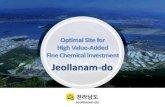 Optimal Site for High Value-Added Fine Chemical Investment ......Chemical Industry in Korea 1. Industrial Status Estimation of Ethylene Production Capacity in Korea Expansion (investment